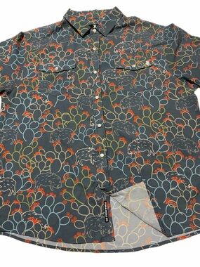 Raised by Coyotes Javelina Paradise Western Pearl Snap Shirt